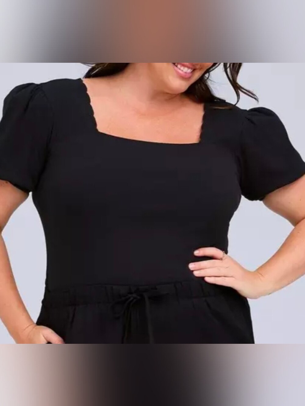 Torrid Belle Isle scallop neck puff sleeve top